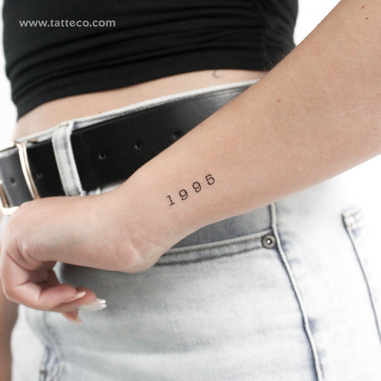 Tatuaje temporal de 1995 - Juego de 3