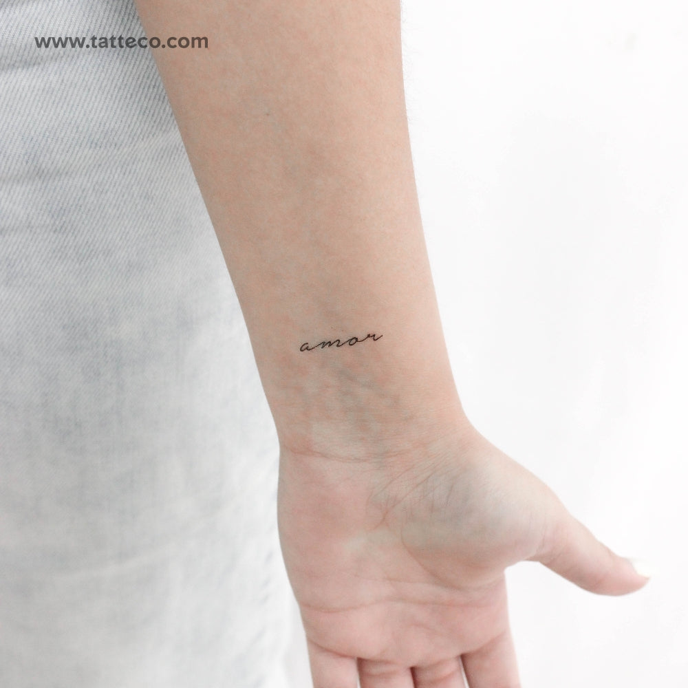 Amor Temporary Tattoo - Set of 3