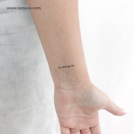 Tatuaje temporal de amor - Juego de 3