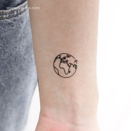Tatuaje temporal de África y Europa (juego de 3)