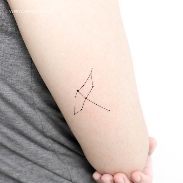 Cygnus Constellation Temporary Tattoo - Set of 3