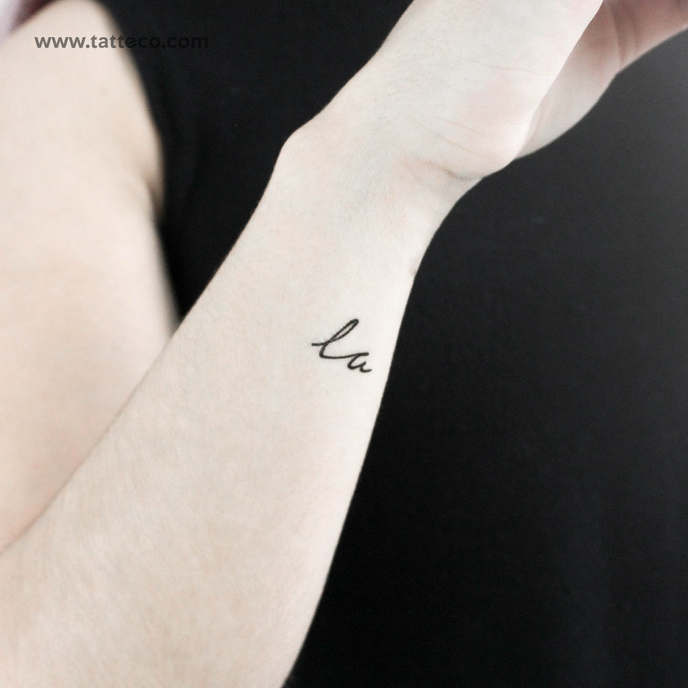 La Temporary Tattoo - Set of 3