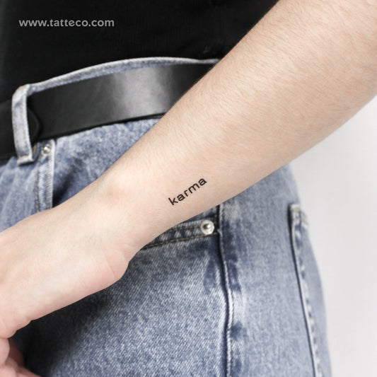 Tatuaje temporal Karma - Juego de 3