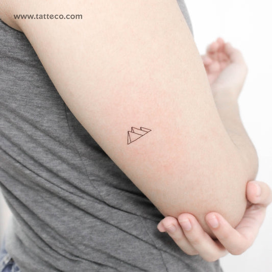 Tatuaje temporal de pirámides egipcias pequeñas (juego de 3)