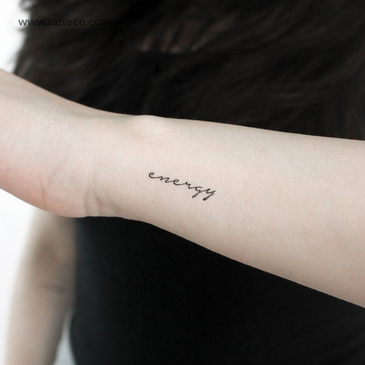 Energy Temporary Tattoo - Set of 3