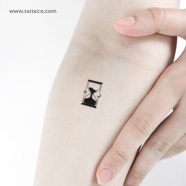 Hourglass Temporary Tattoo - Set of 3