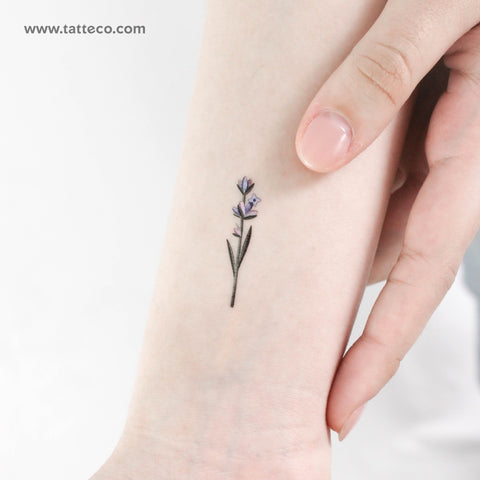 Lavender By Ann Lilya Temporary Tattoo - Set of 3