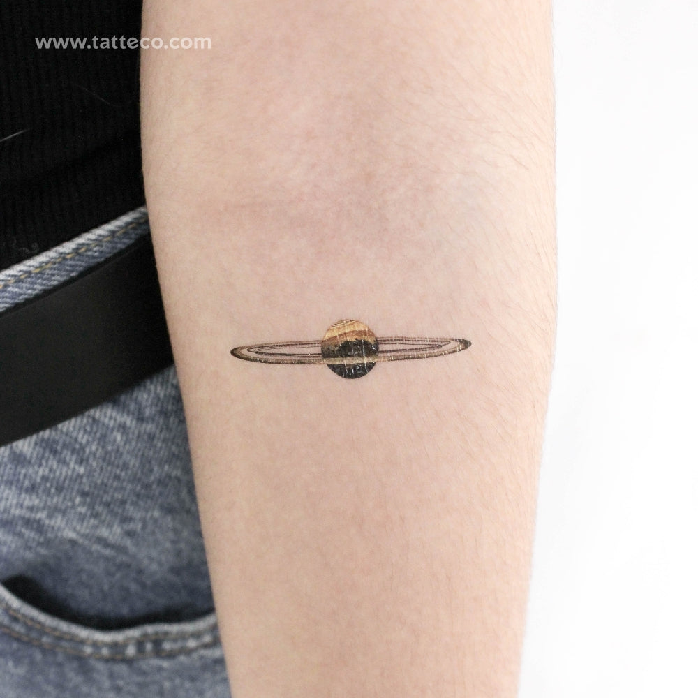 Saturn By Ann Lilya Temporary Tattoo - Set of 3