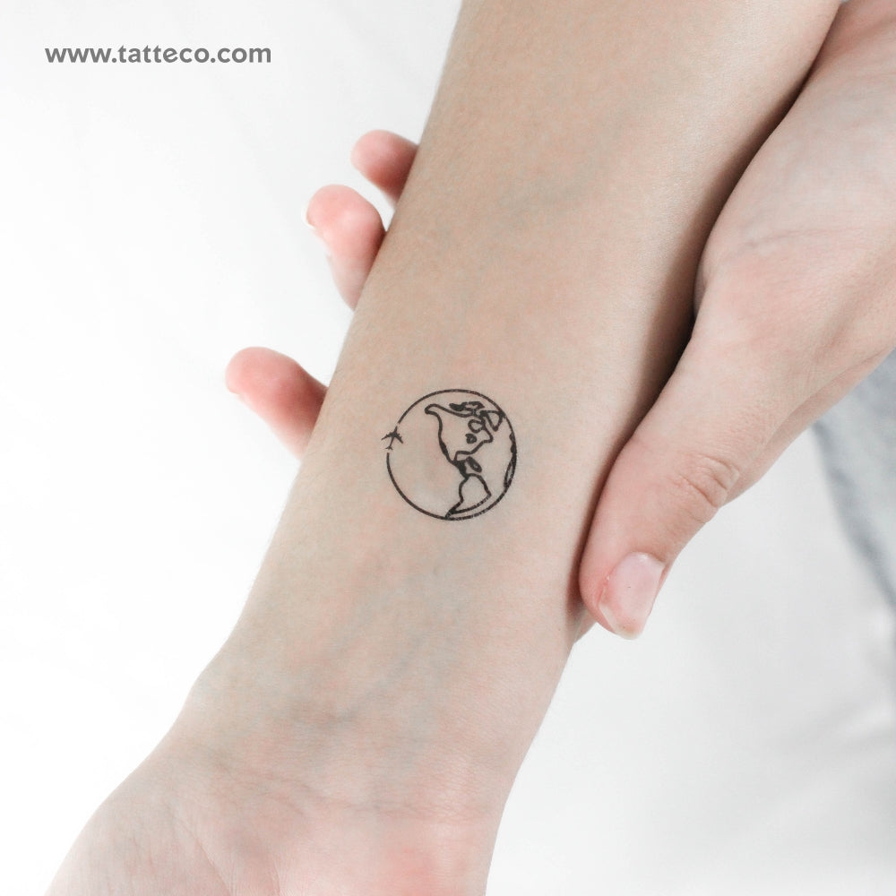 Tatuaje temporal "Around America" ​​- Juego de 3