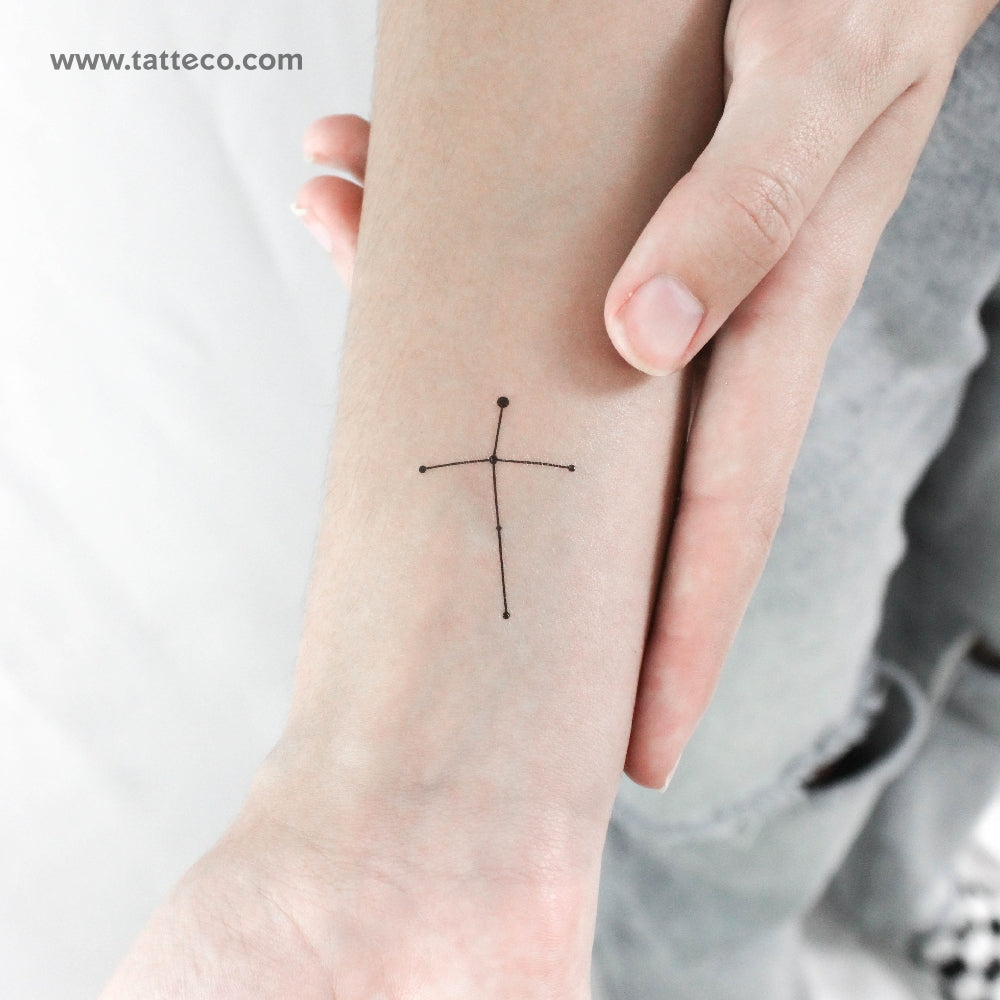 Northern Cross Temporary Tattoo - Set of 3