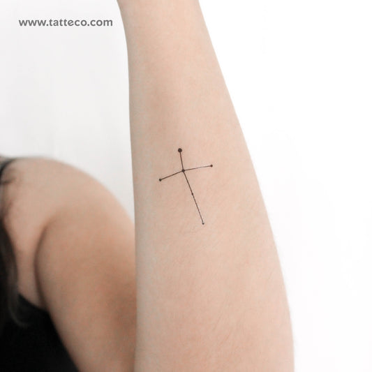 Tatuaje temporal de la Cruz del Norte - Juego de 3
