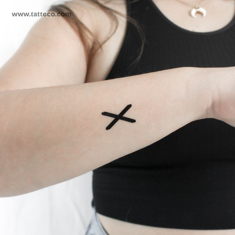 Tatuaje temporal de la cruz escocesa de San Andrés (juego de 3)