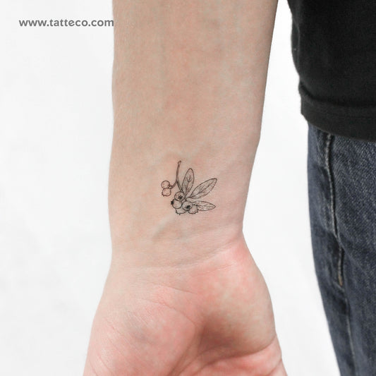 Tatuaje temporal de arándanos - Juego de 3