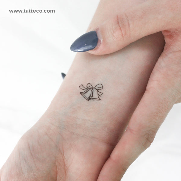Bells Temporary Tattoo - Set of 3