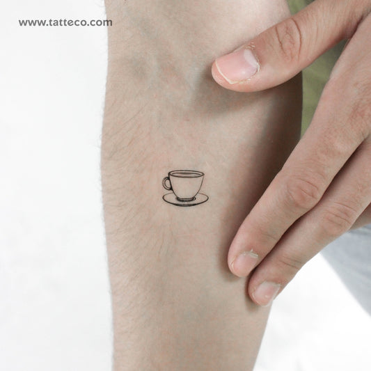 Teacup Temporary Tattoo - Set of 3