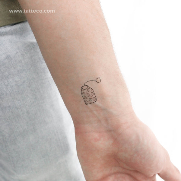Tea Bag Temporary Tattoo - Set of 3