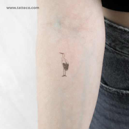 Tatuaje temporal de cigüeña - Juego de 3