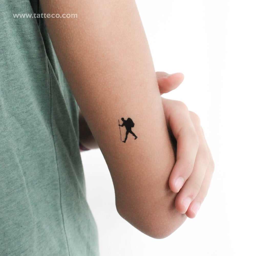 Camino De Santiago Pilgrim Temporary Tattoo - Set of 3