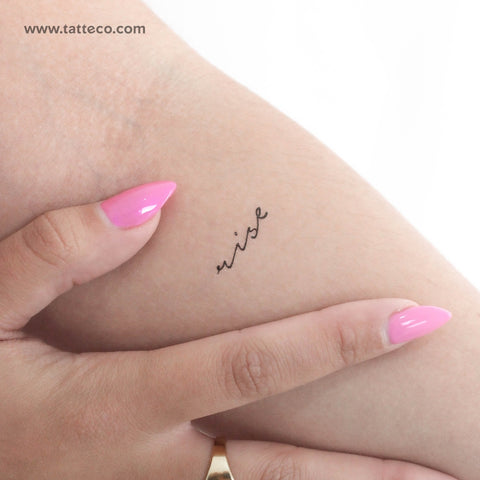Rise Temporary Tattoo - Set of 3