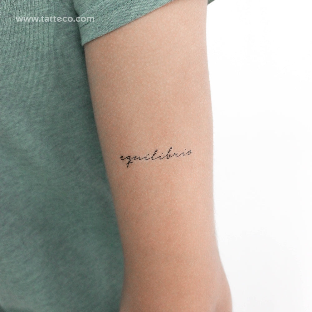 Equilibrio Temporary Tattoo - Set of 3
