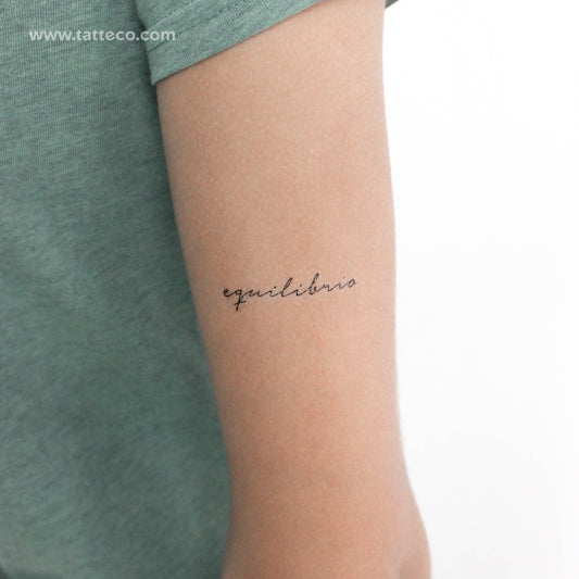 Tatuaje temporal Equilibrio - Juego de 3