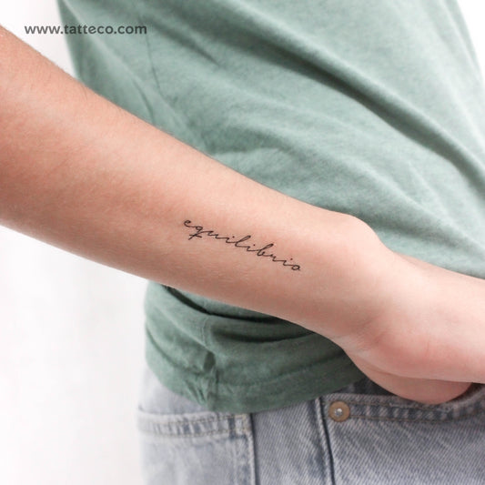 Tatuaje temporal Equilibrio - Juego de 3