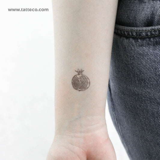 Tatuaje temporal de granada - Juego de 3