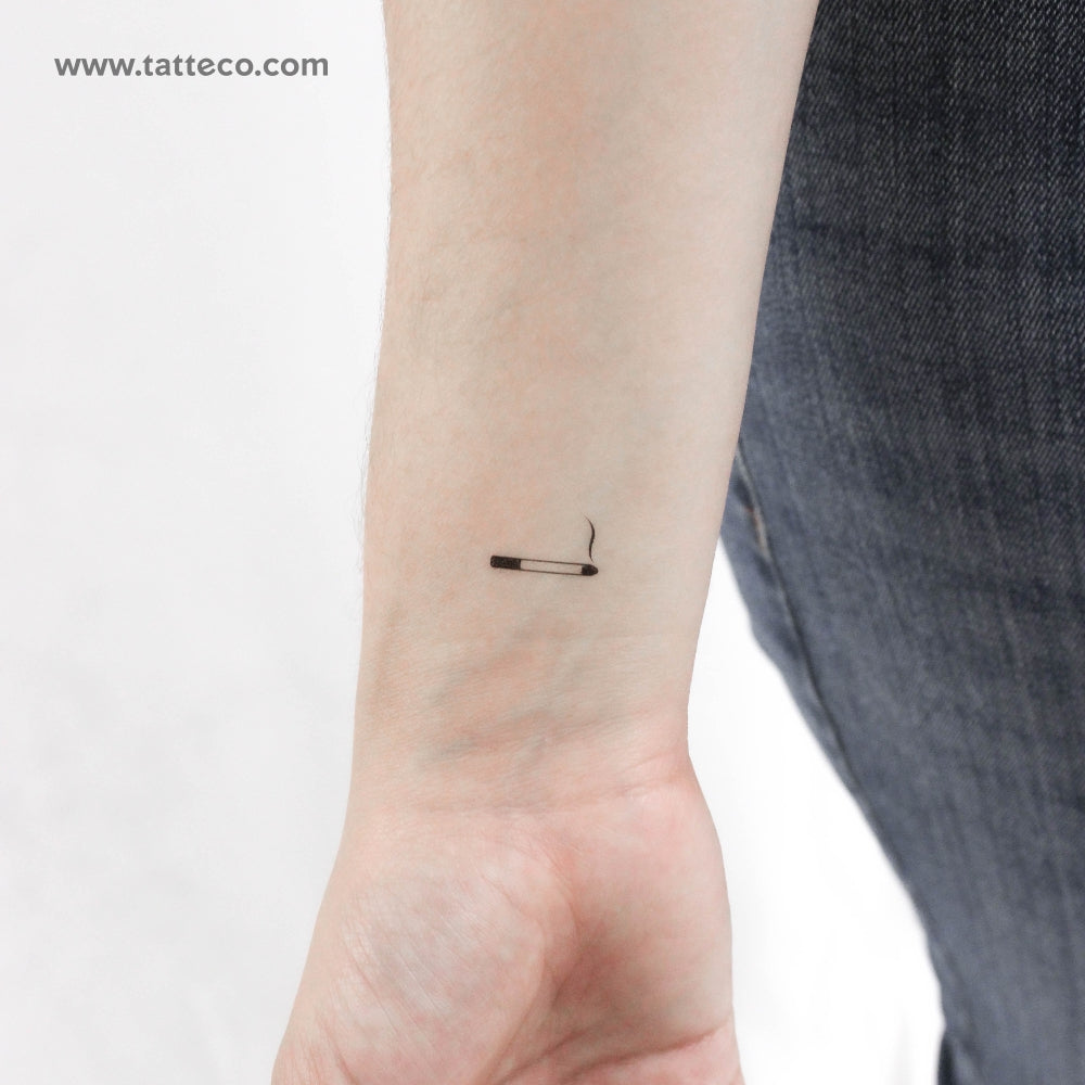 Tatuaje temporal de cigarrillo - Juego de 3