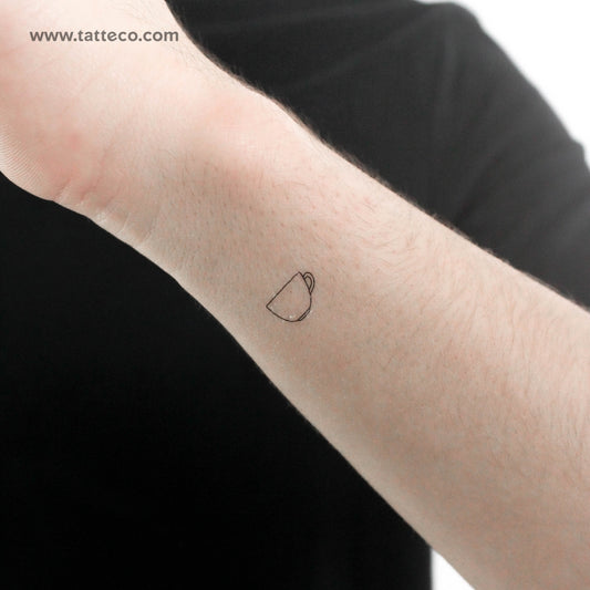 Tiny Teacup Temporary Tattoo - Set of 3