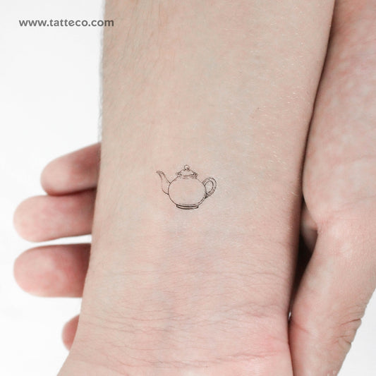 Teapot Temporary Tattoo - Set of 3