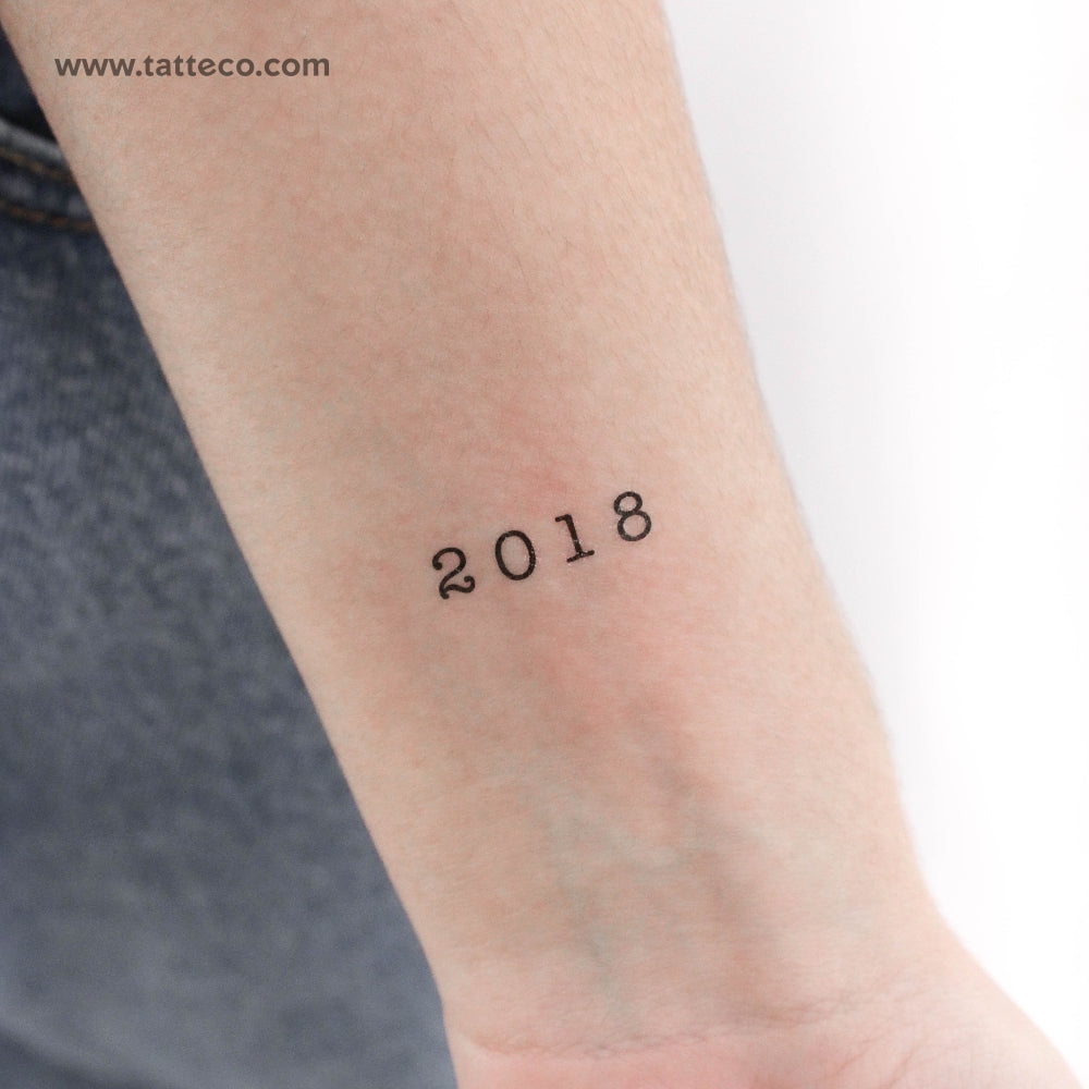 Tatuaje temporal 2018 - Juego de 3