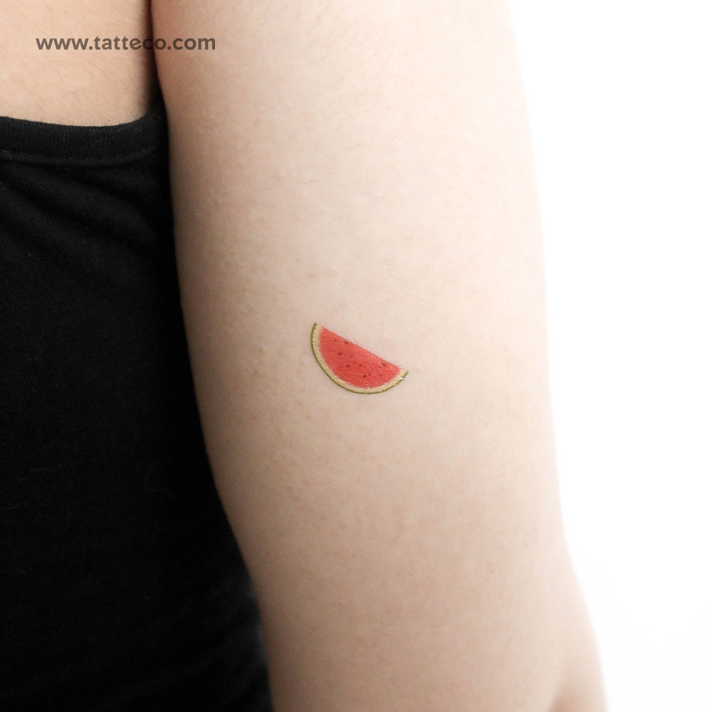 Color Watermelon Temporary Tattoo - Set of 3