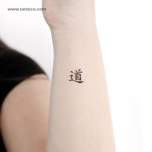 Tatuaje temporal pequeño de Tao - Juego de 3