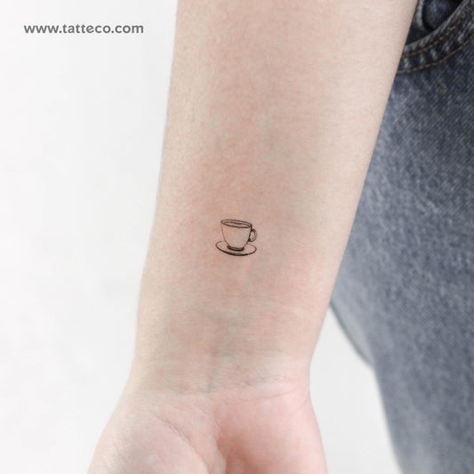 Little Teacup Temporary Tattoo - Set of 3