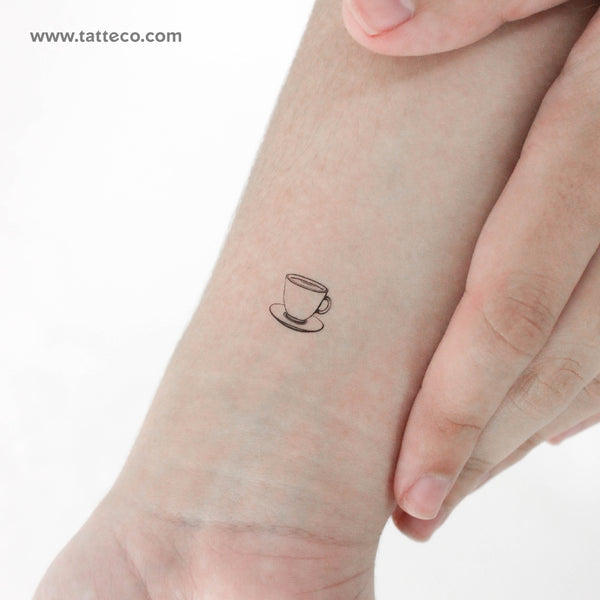 Little Teacup Temporary Tattoo - Set of 3