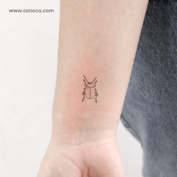 Beetle Temporary Tattoo - Set of 3