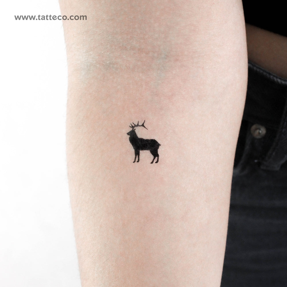 Tatuaje temporal de reno - Juego de 3