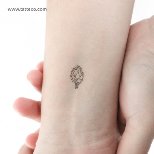 Artichoke Temporary Tattoo - Set of 3