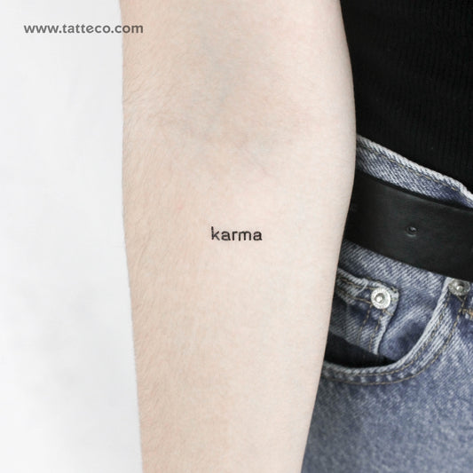 Tatuaje temporal Karma - Juego de 3