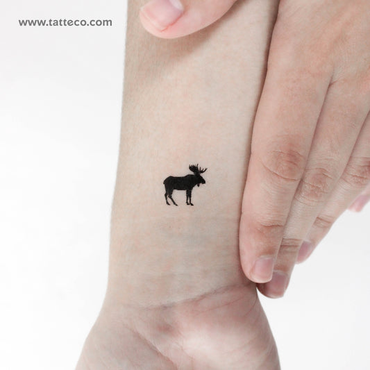 Moose Temporary Tattoo - Set of 3