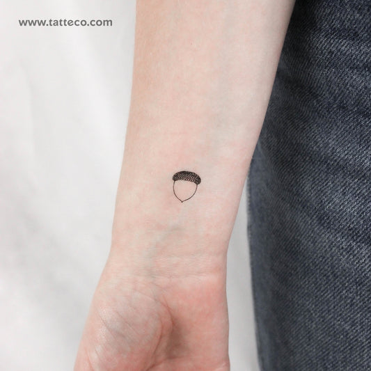 Little Acorn Temporary Tattoo - Set of 3