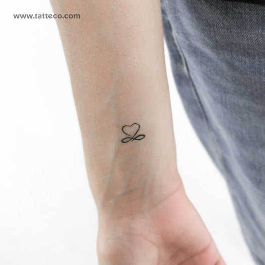 Infinity Heart Temporary Tattoo - Set of 3