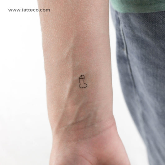 Tiny Penis Temporary Tattoo - Set of 3