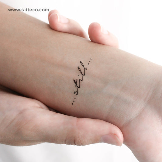Still Temporary Tattoo - Set of 3