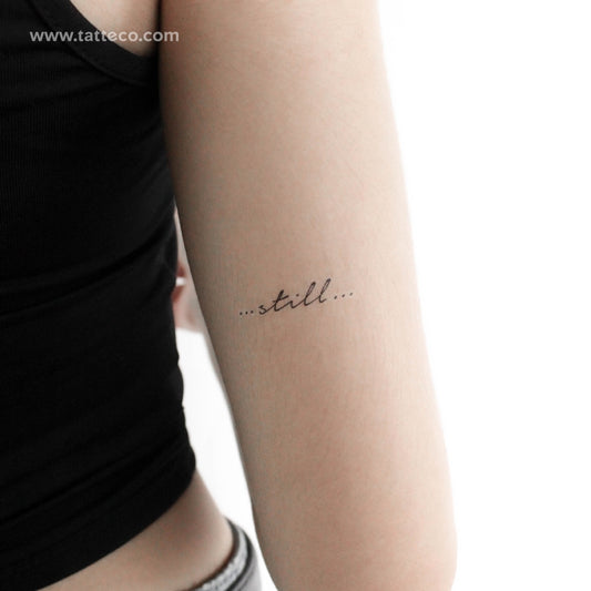 Still Temporary Tattoo - Set of 3