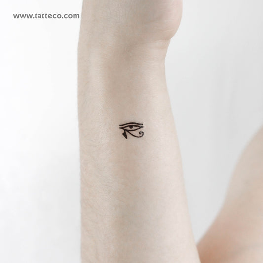 Tatuaje temporal del Ojo de Horus (pequeño) - Juego de 3