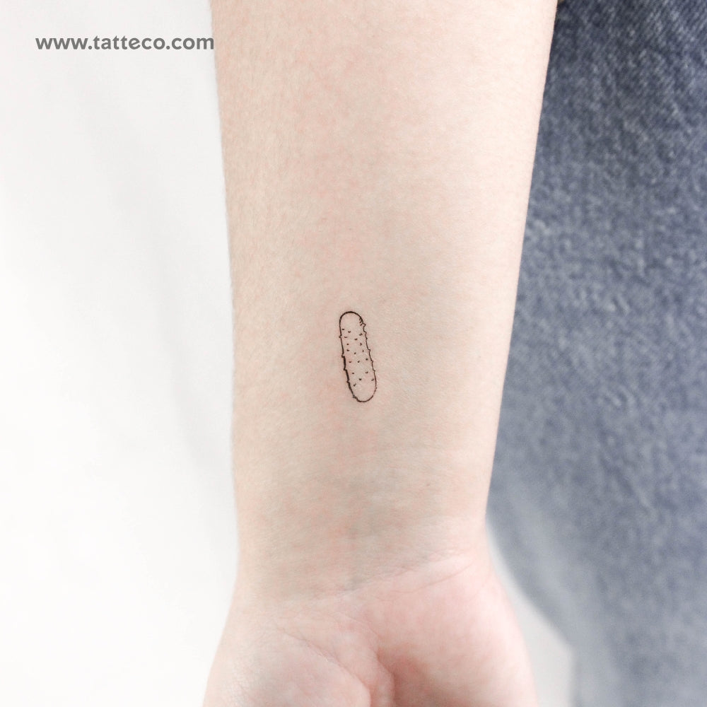 Tatuaje temporal de pepinillo - Juego de 3