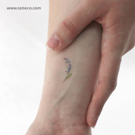 Little Forget-me-not Temporary Tattoo - Set of 3