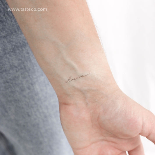 Tatuaje temporal 'Luce' de Jakenowicz - Juego de 3