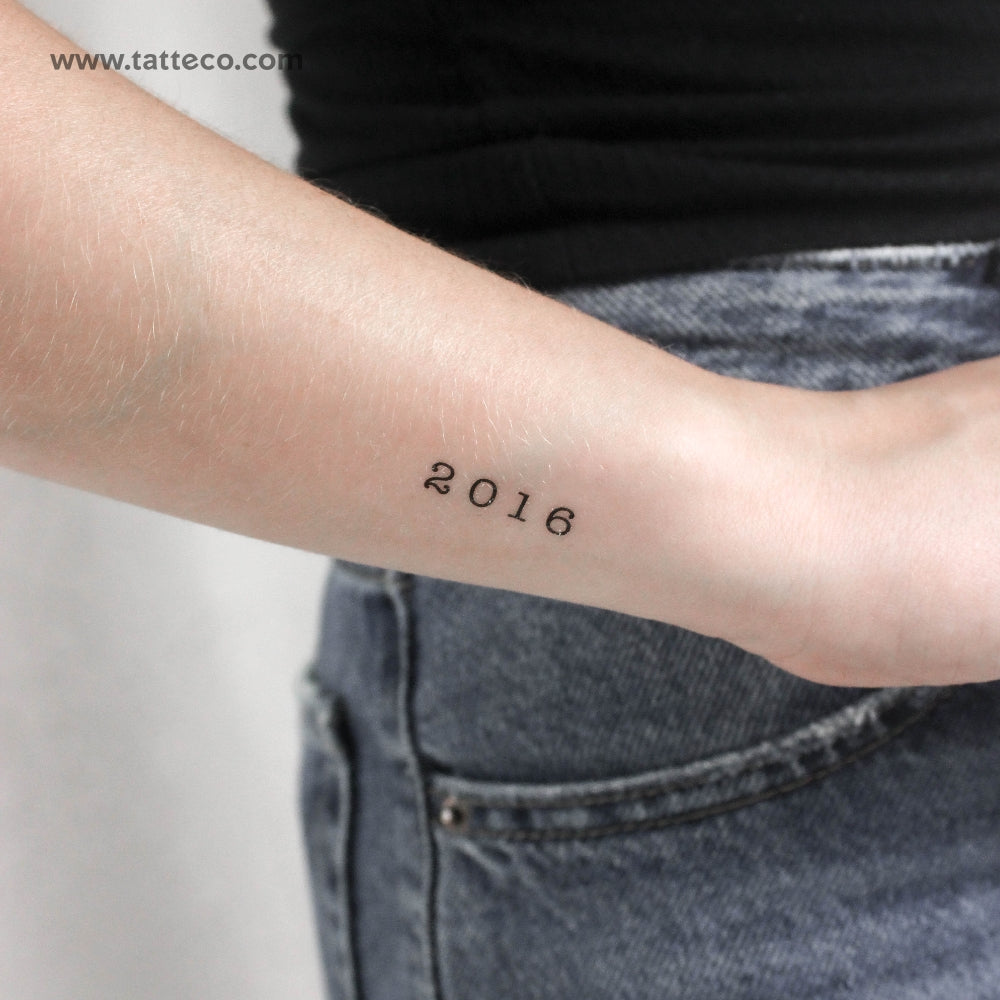 Tatuaje temporal 2016 - Juego de 3